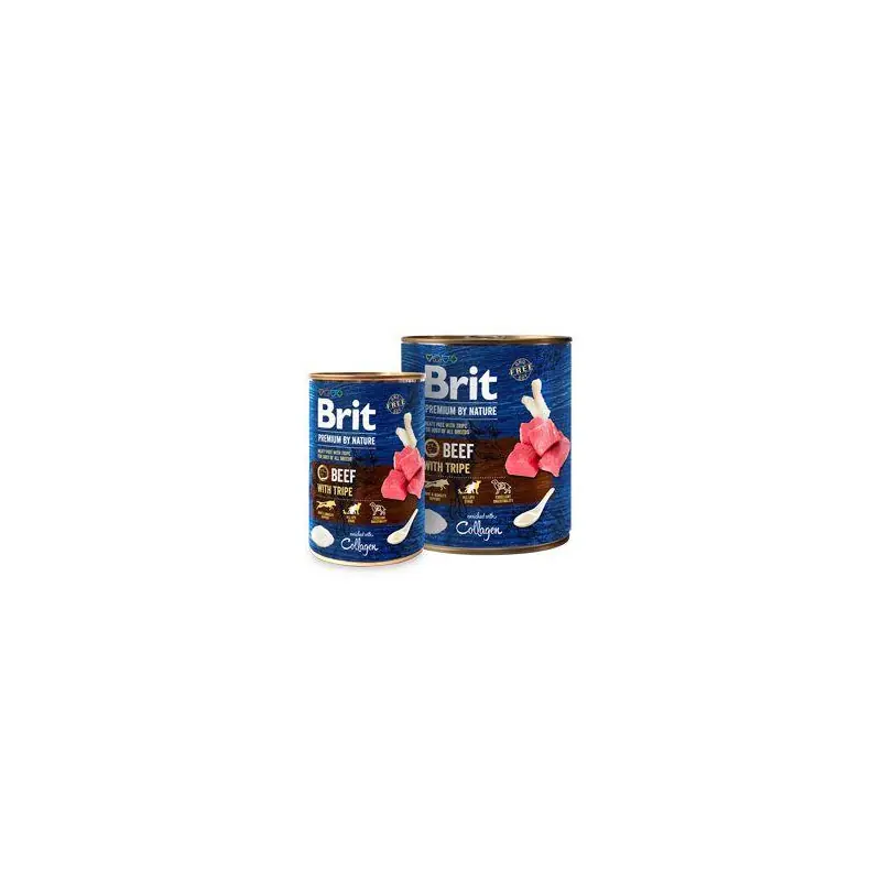 Víkendová Akce Brit Premium Dog by Nature konz Beef & Tripes 400g