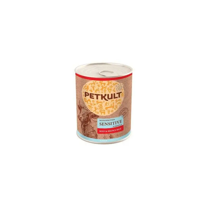 Aktuální Petkult dog konz. Adult Sensitive Hovězí 800g