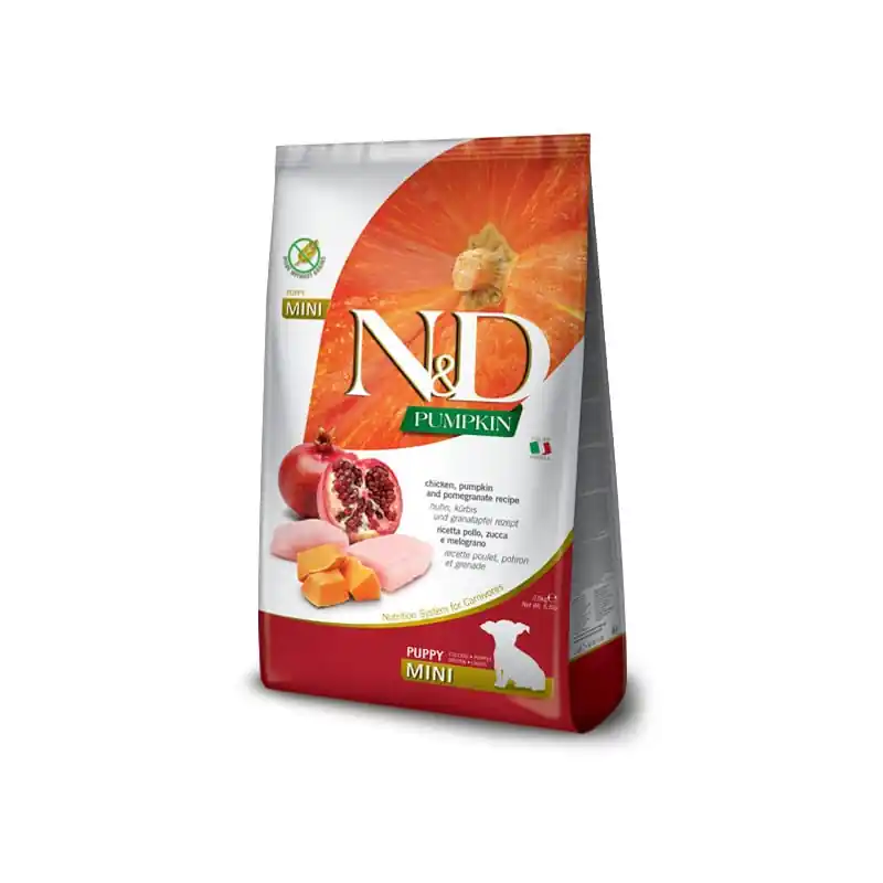 N&D Pumpkin DOG Puppy Mini Chicken & Pomegranate 2,5kg Objednat Nyní