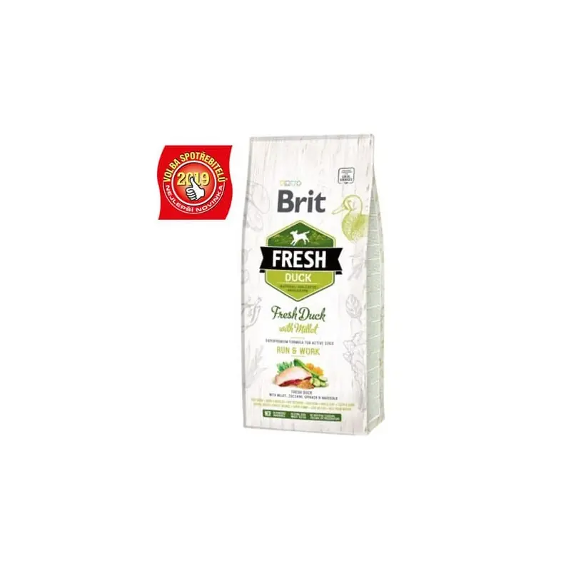 Brit Dog Fresh Duck & Millet Active Run & Work 2,5kg Poslední Šance