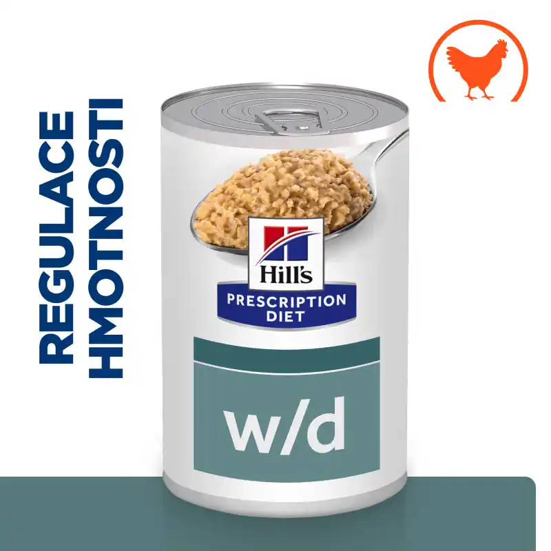 Hill‘s PD Dog W/D Diabetes & Weight Loss Chicken konz. 370g Jen Po Omezenou Doba