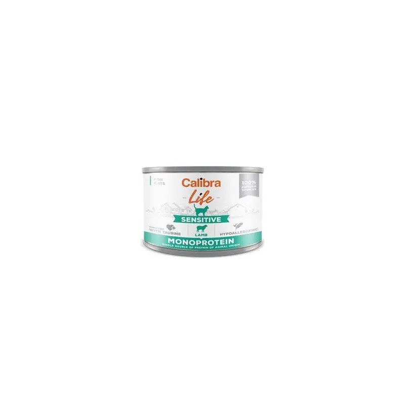 Akční Nabídka Calibra Cat Life konz.Sensitive Lamb 200g