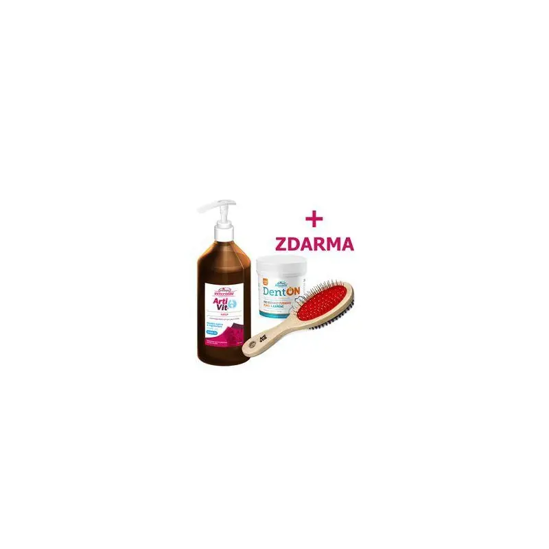 Akce VITAR Veterinae ArtiVit Sirup 1000ml+DentON100g+kartáč