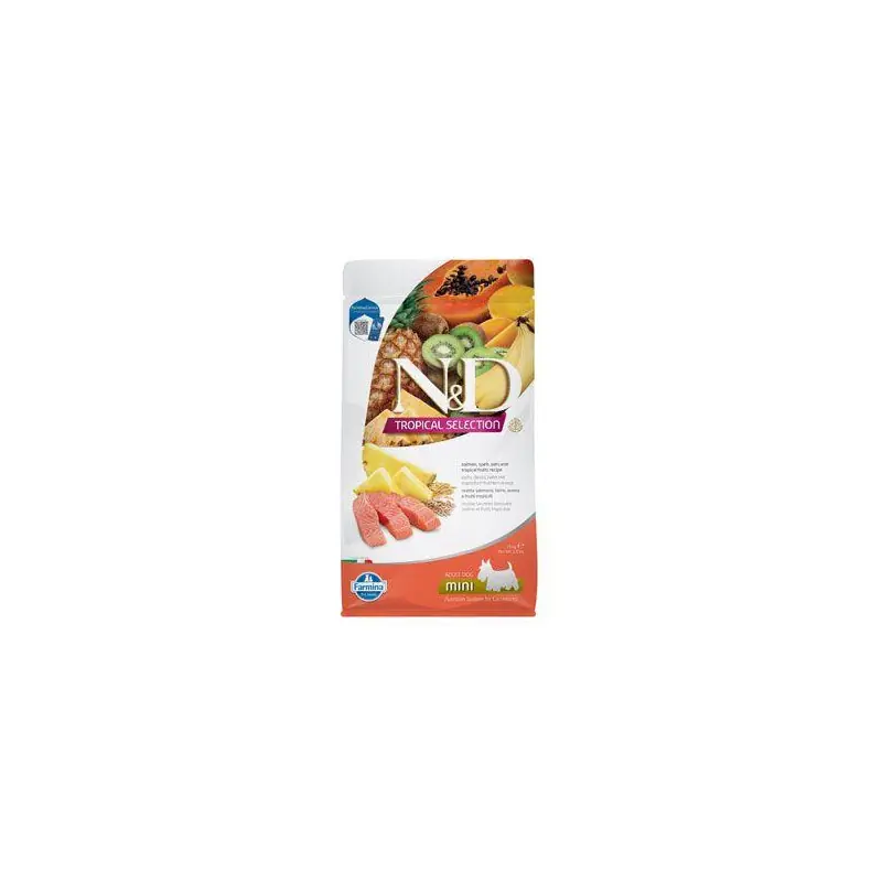 Akční Cena N&D TROPICAL SELECTION DOG Adult Mini Salmon 1,5kg