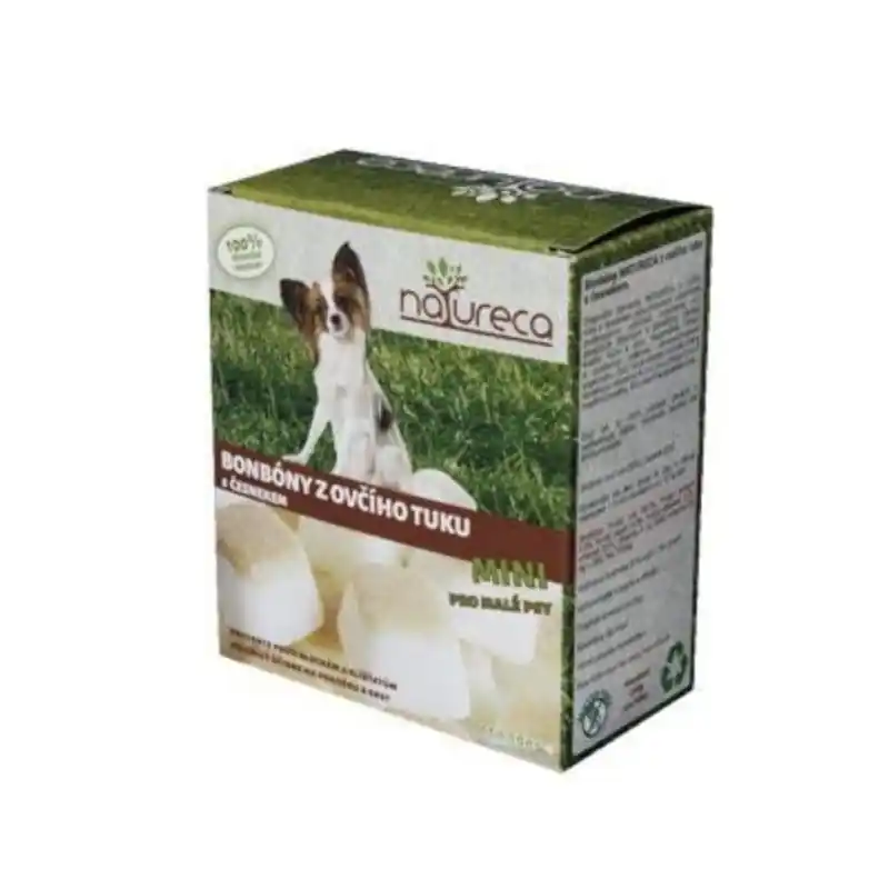 Natureca Bonbóny z ovčího tuku s česnekem Mini 250g Aktuální