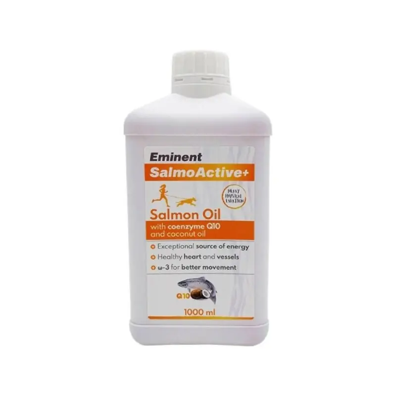 Eminent Lososový olej SalmoActive+ psi a kočky 1000ml Cenová Bomba