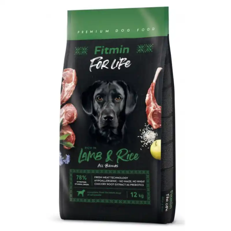 Vrácení Zdarma Fitmin Dog For Life Lamb & Rice NEW 12kg