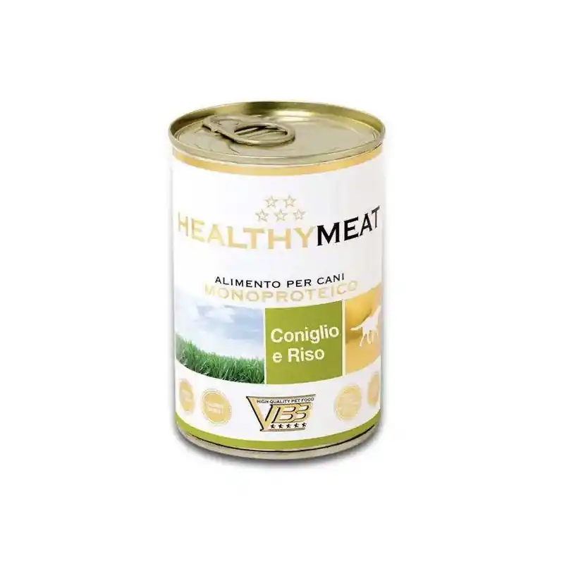 HEALTHYMEAT monoprotein králík a rýže 400g Časově Omezené