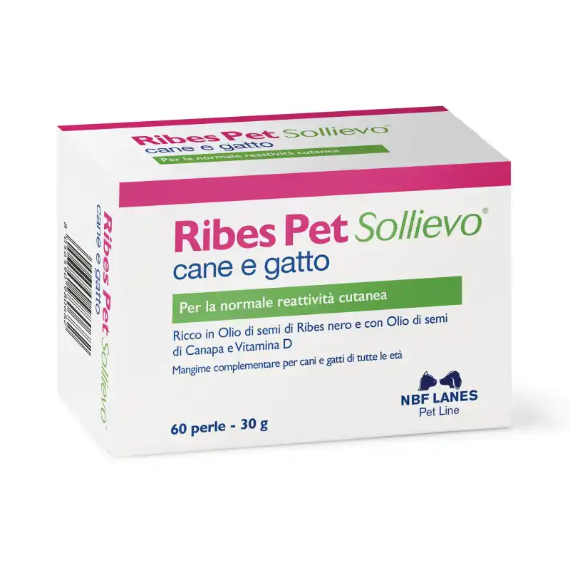 Koupit Online Ribes Pet Sollievo proti svědění pro psy a kočky 60tob