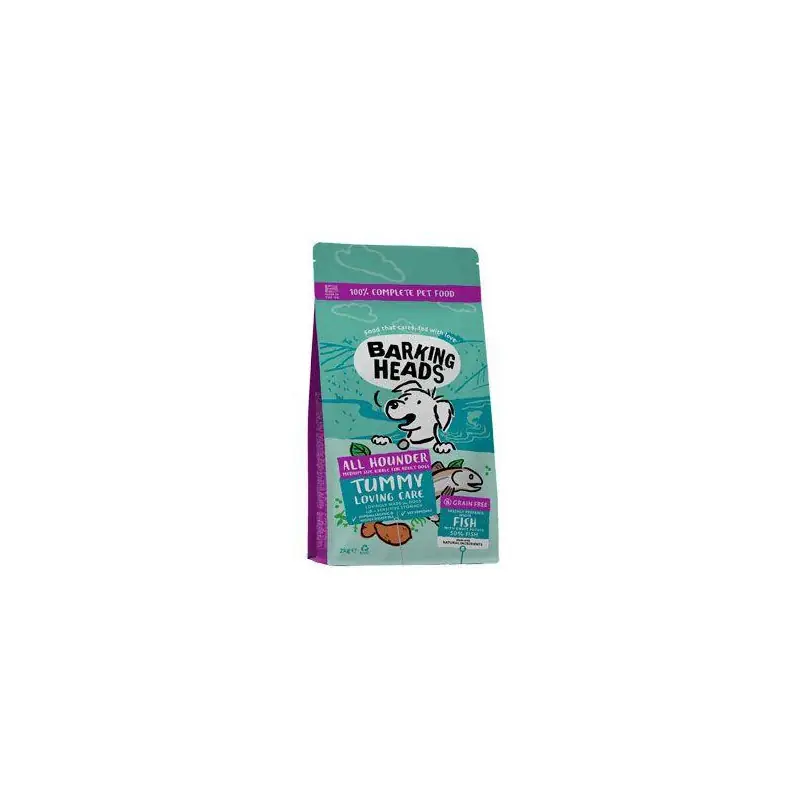 Sezónní Sleva BARKING HEADS All Hounder Tummy Lovin‘ Care Fish 2kg