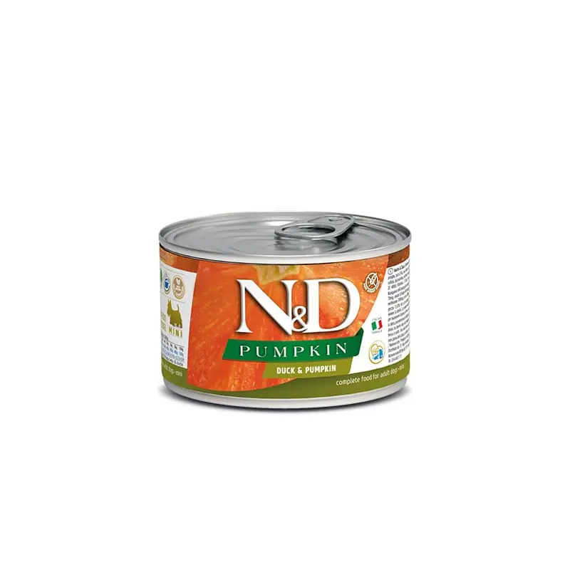 N&D DOG PUMPKIN Adult Duck & Pumpkin Mini 140g Aktuální