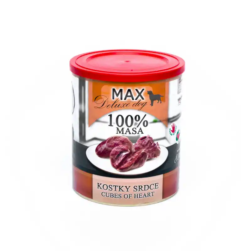 Cenově Výhodný Sokol Falco Max Deluxe dog kostky srdce 800g
