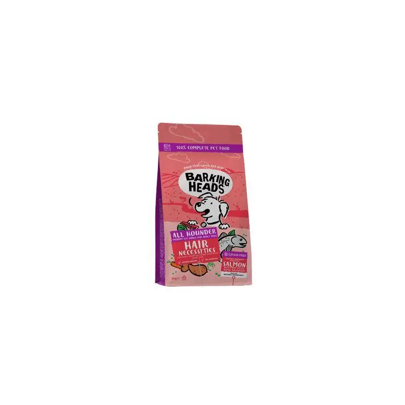 BARKING HEADS All Hounder Hair Necessities Salmon 2kg Omezená Nabídka