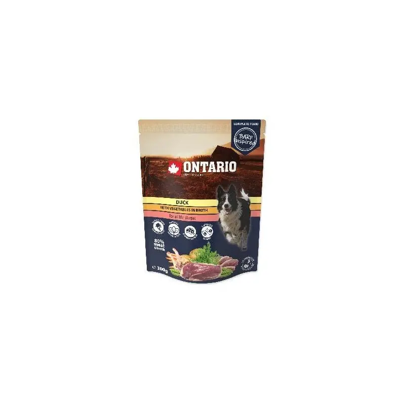 Značkový ONTARIO kaps. Duck wih vegetables in broth 300g