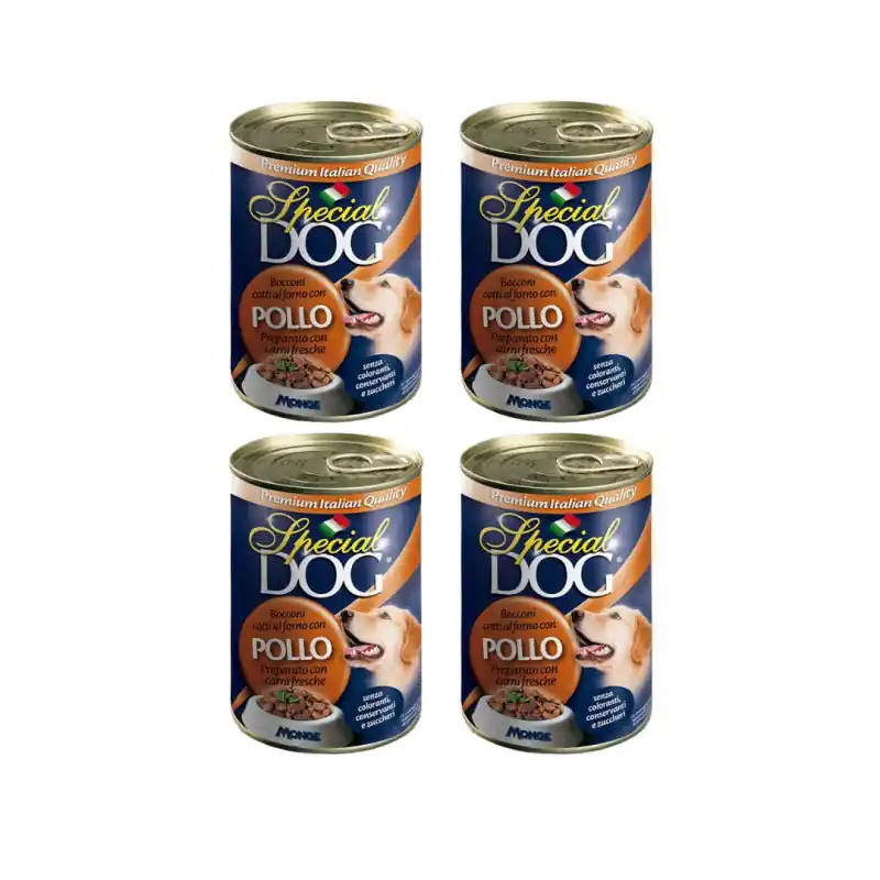 Top Prodej Monge Special Dog with Chicken konz. 4x1275g