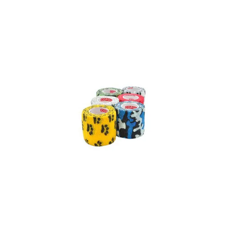 Obinadlo elast. CoPoly 5cm x 4,5m POTISK MIX 12ks Tovární Cena