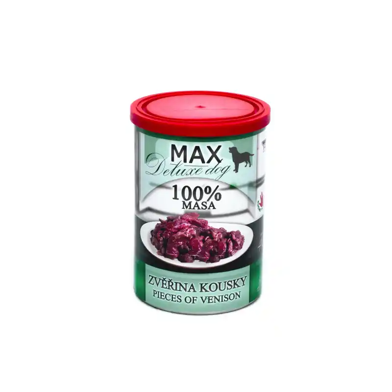 Sokol Falco Max Deluxe dog zvěřina kousky 400g Sleva
