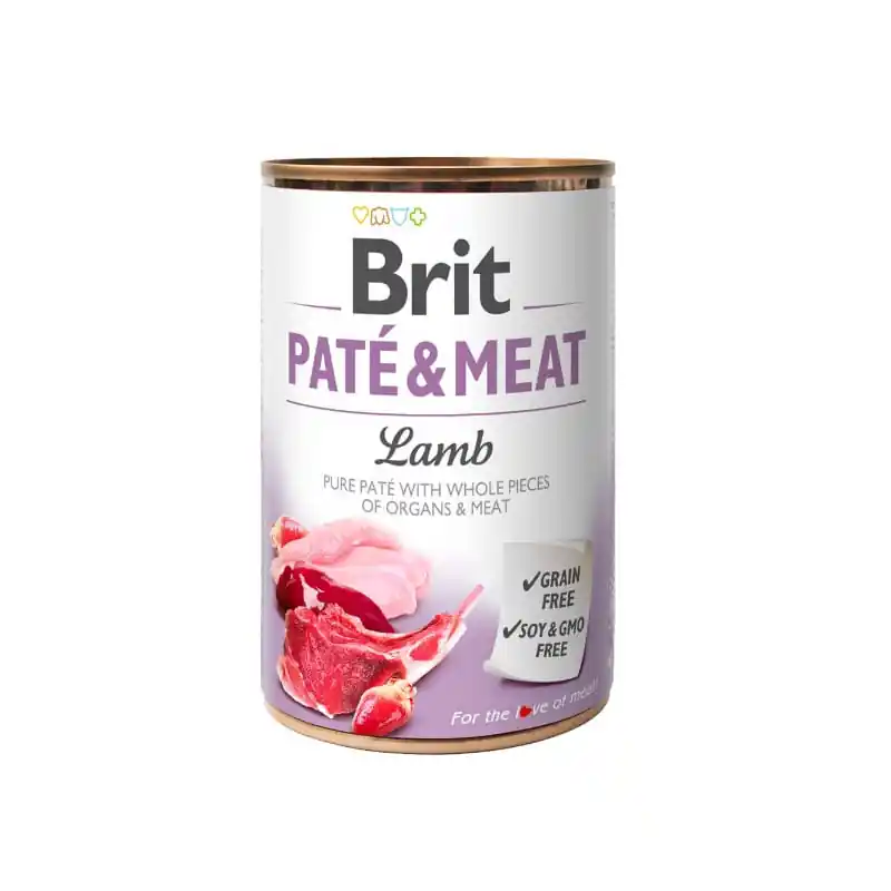 Horká Nabídka Brit Dog konz Paté & Meat Lamb 400g