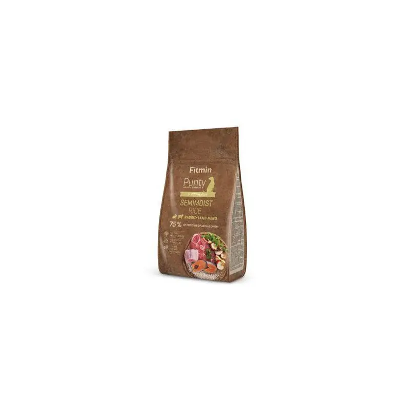 Poslední Šance Fitmin dog Purity Rice Semimoist Rabbit & Lamb 4kg