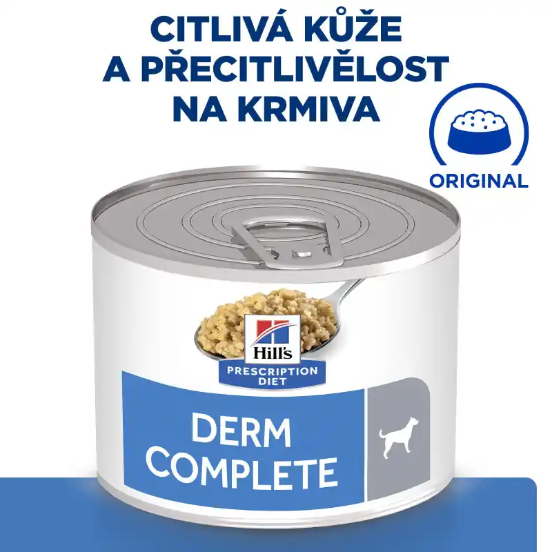 Hill‘s PD Dog Derm Complete Alergen Free Skin & Food Sensitive konz. 200g Bezpečná Platba