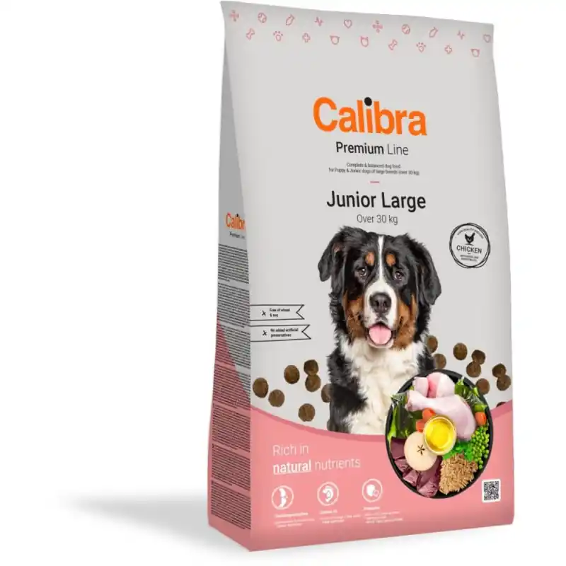 Přímo Od Výrobce Calibra Dog Premium Line Junior Large 12 kg NEW