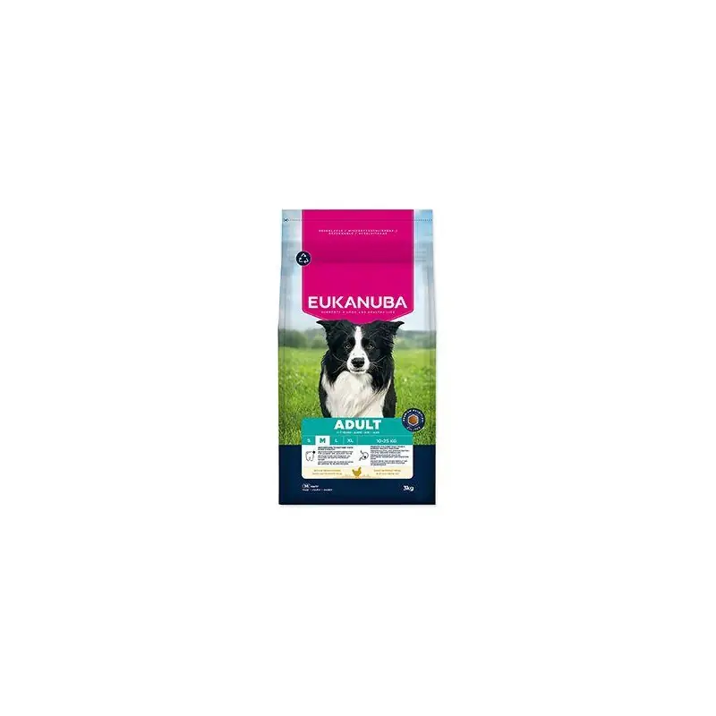 Eukanuba Dog Adult Medium rich in fresh Chicken 3kg Akční Nabídka