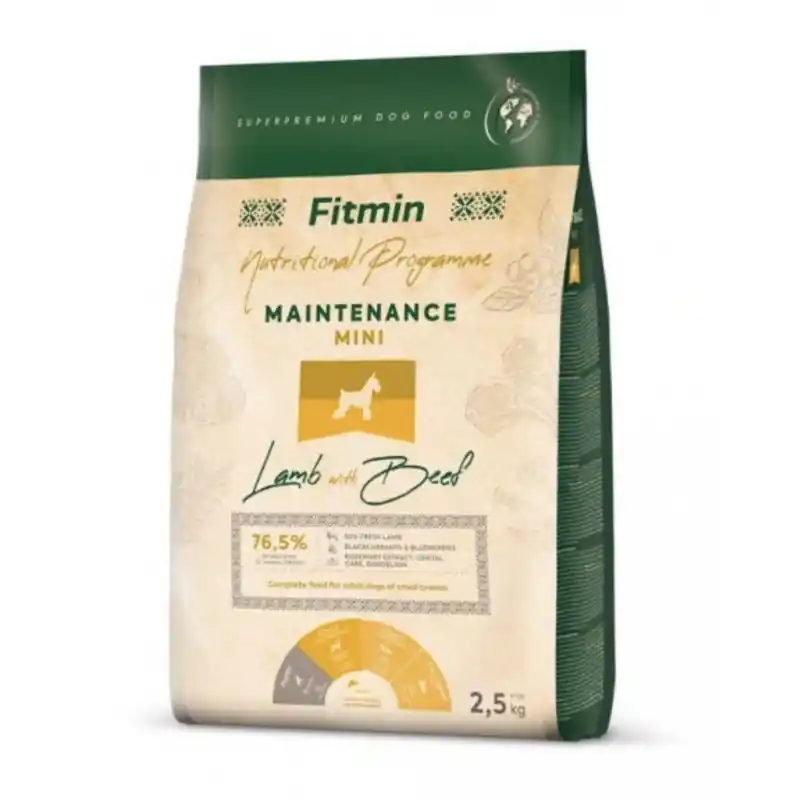 Nejlepší Cena Fitmin Dog Mini Maintenance lamb & beef 2,5kg