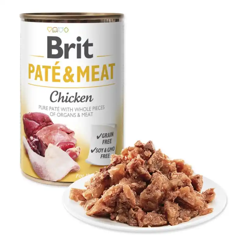 Brit Dog konz Paté & Meat Chicken 800g Speciální Cena