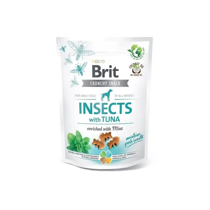 Brit Care Dog Crunchy Crack. Insec. Tuna Mint 200g Nízká Cena