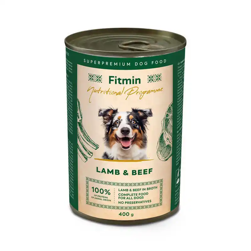 Vrácení Zdarma Fitmin Dog NP konz./tin lamb & beef 400g
