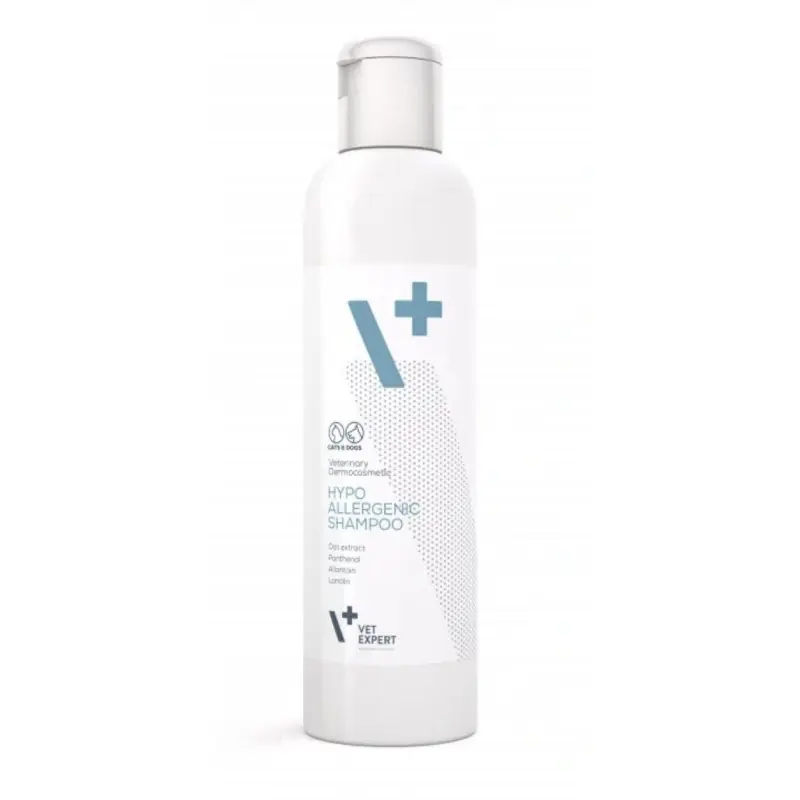 Sezónní Sleva VetExpert Hypoallergenic Shampoo Dog & Cat 250ml