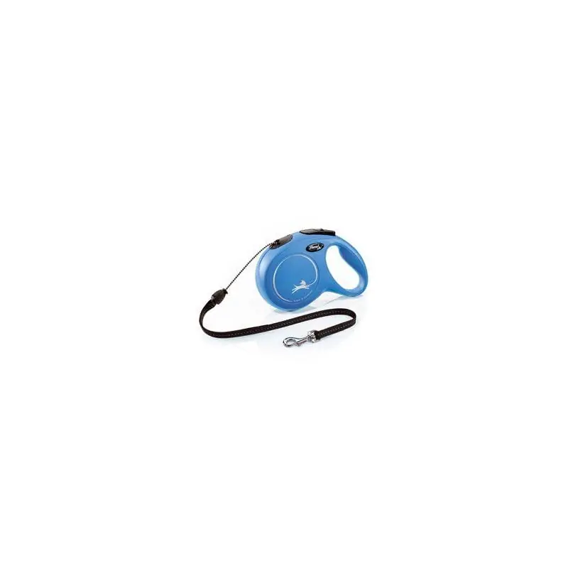 Vodítko FLEXI Classic NEW M lanko 8m/20kg modrá Finální Výprodej