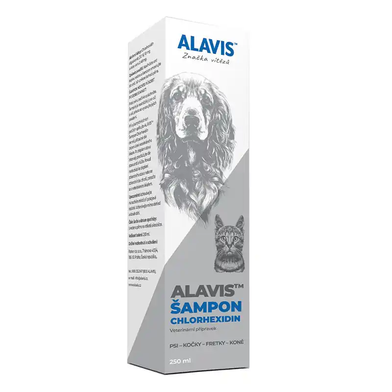 Alavis Šampon Chlorhexidin 250ml Vysoce Kvalitní