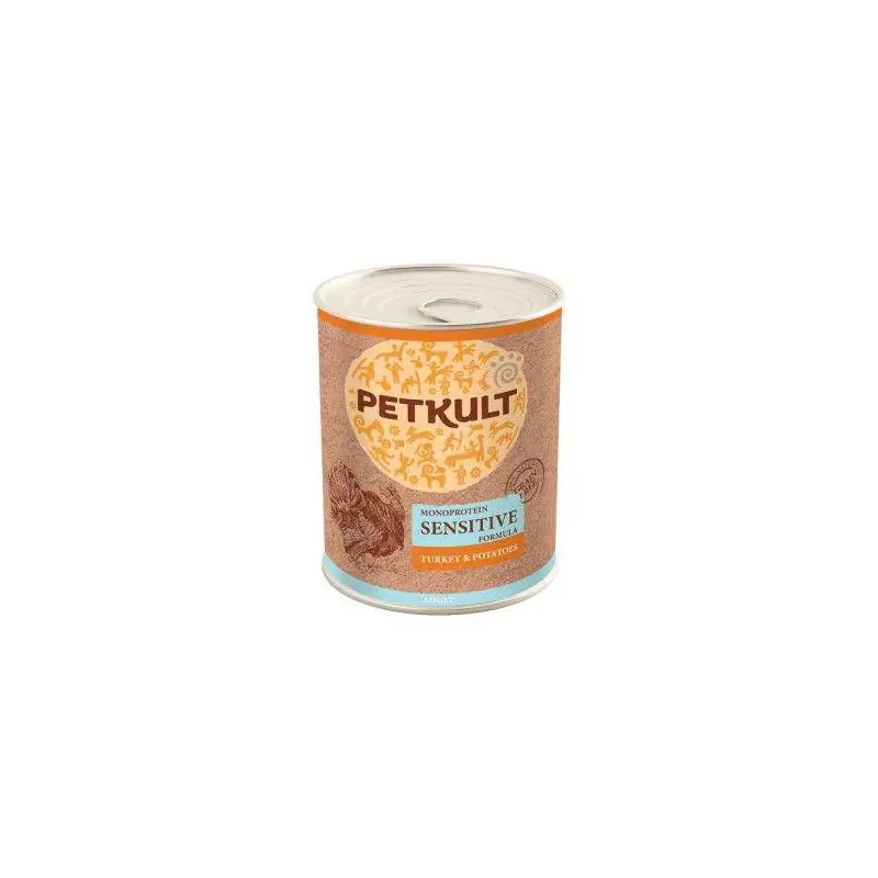 Petkult dog konz. Adult Sensitive Krůtí 800g Novinka