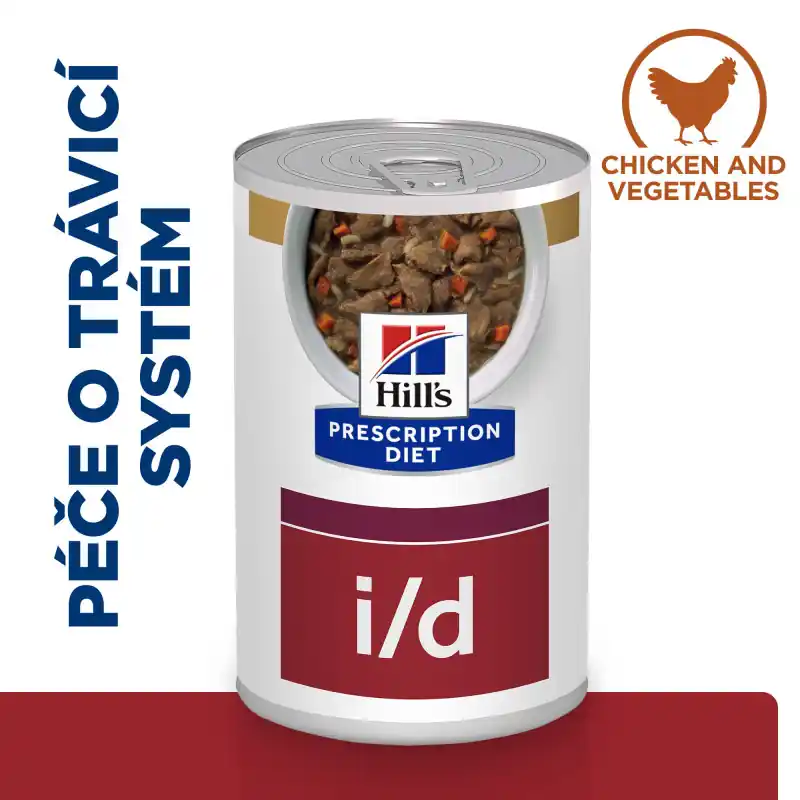 Hill‘s Can. PD I/D Digestiv Care Chick. stew Konz 354g Ověřený