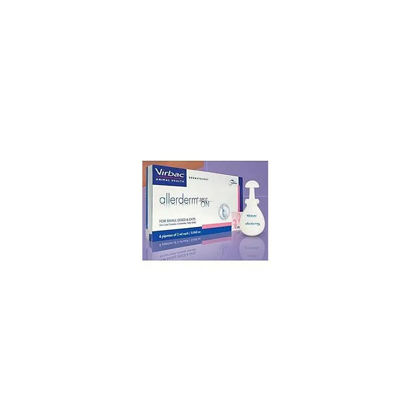 Značkový Virbac Allerderm Spot on 6x2ml pro psy a kočky do 10kg