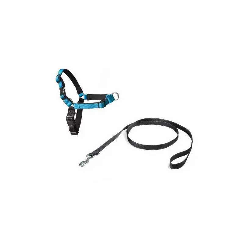 PetSafe postroj EasyWalk Deluxe, modrý, velikost M/L Přímo Od Výrobce