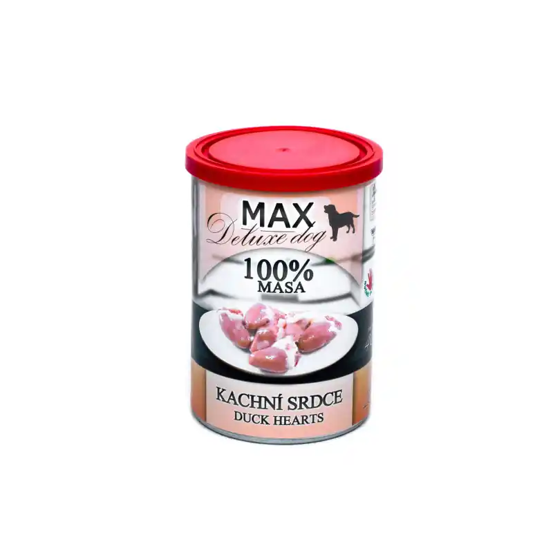Cenový Hit Sokol Falco Max Deluxe dog kachní srdce 400g