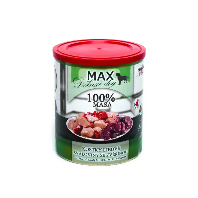 Sokol Falco Max Deluxe dog kostky masa + zvěřina 800g Dokud Zásoby Vydrží