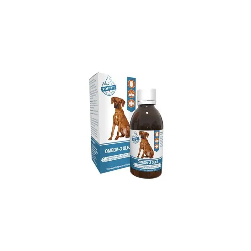 Poslední Šance Omega 3 olej pro psy TOPVET 200ml