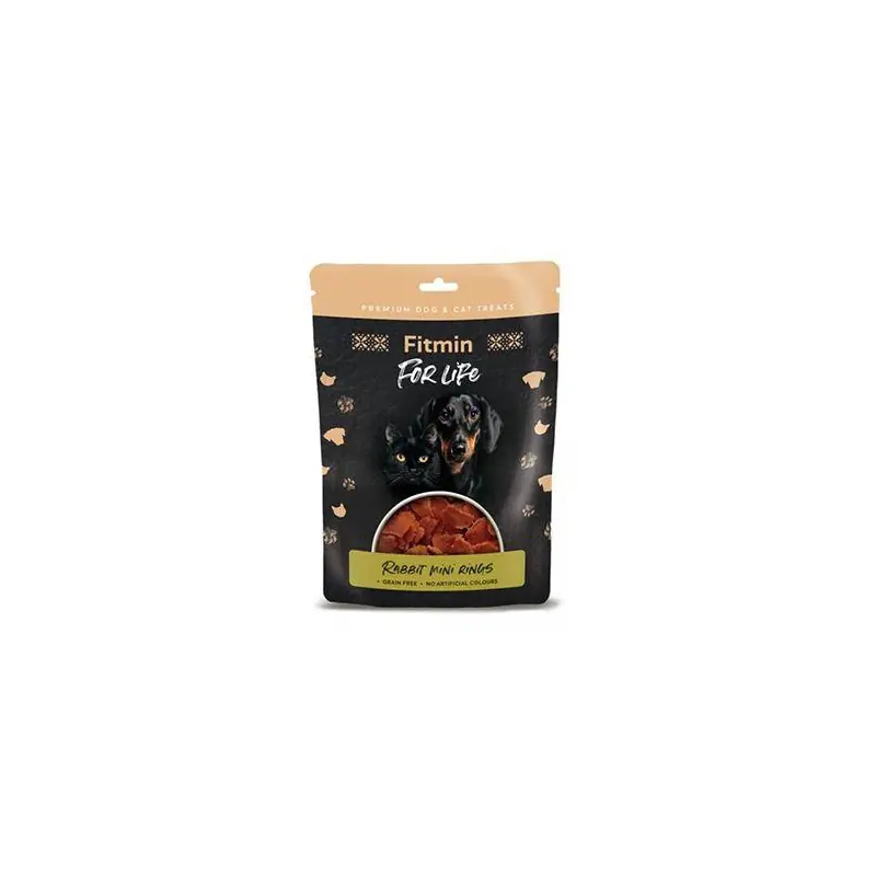 Odeslání Ihned Fitmin FL dog,cat poch. Králičí mini kroužky 70g