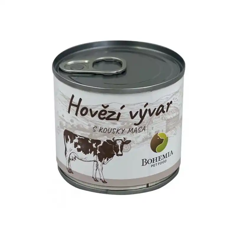 BOHEMIA Vývar Hovězí s kousky masa 140ml Tovární Cena