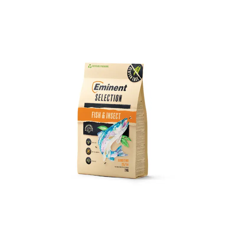 Eminent Selection Dog Sensitive Fish & Insect 2kg Expresní Doručení