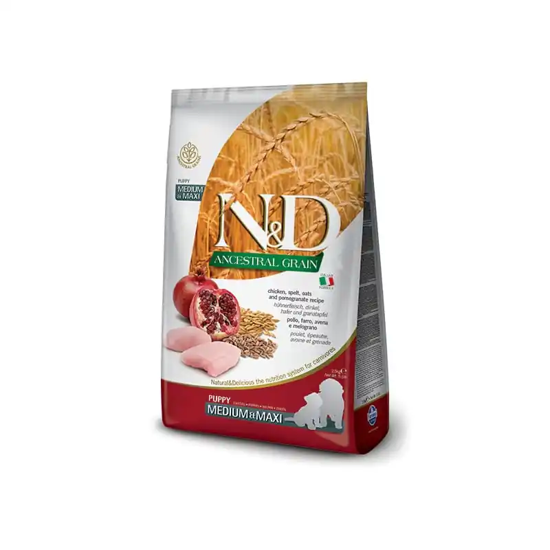 Výhodná Nabídka N&D LG DOG Puppy M/L Chicken & Pomegranate 2,5kg