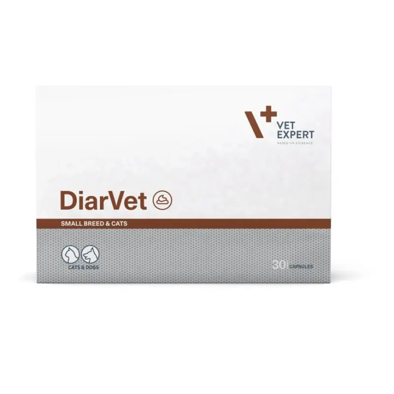 VetExpert DiarVet Small Breed Dog & Cats 30 tbl Jen Po Omezenou Doba