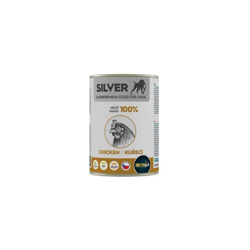 IRONpet Silver Dog Chicken konzerva 400g Koupit Online