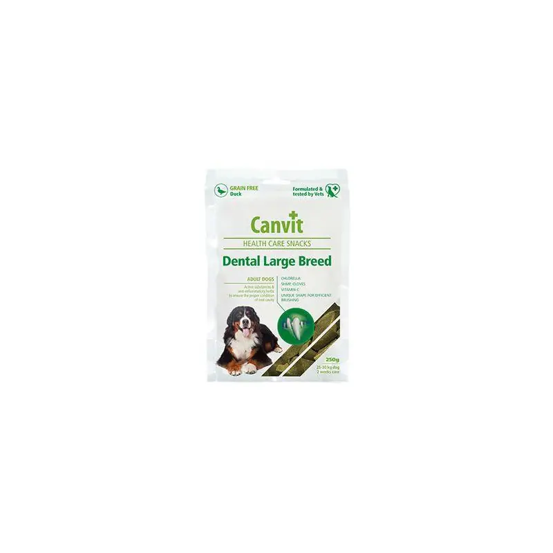 Canvit Snacks Dental Large Breed-Duck 250g Autentický