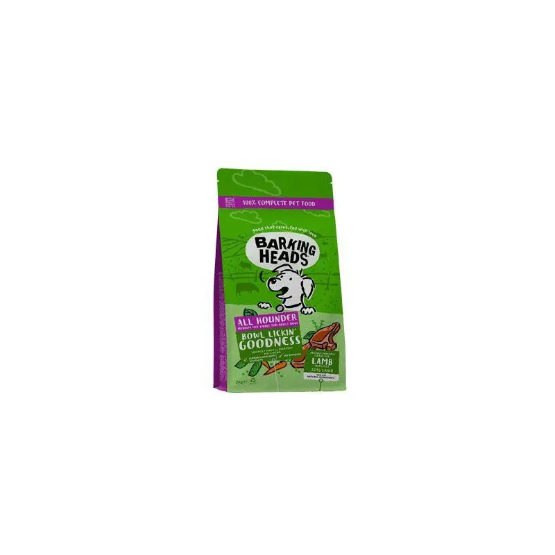 BARKING HEADS All Hounder Bowl Lickin Good Lamb 2kg Jen Po Omezenou Doba