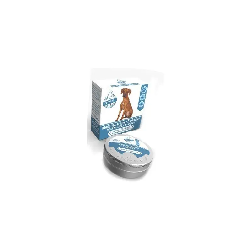 Mast na tlapky a drápky pro psy TOPVET 50ml Bezpečná Platba