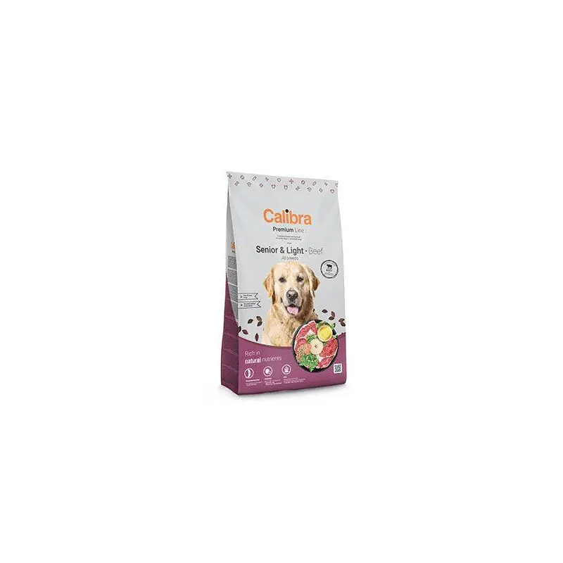 Vysoce Kvalitní Calibra Dog Premium Line Senior & Light Beef 3kg